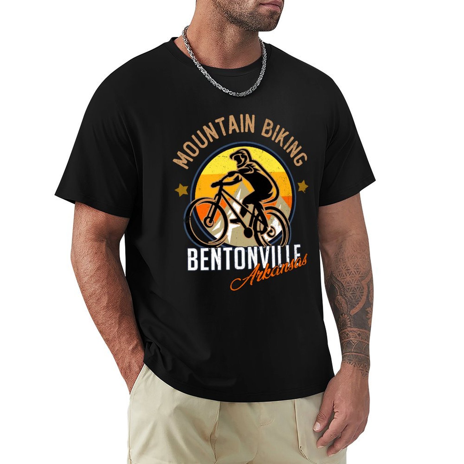 Mountain Biking Arkansas - bentonville arkansas mountain biking T-Shirt Plus