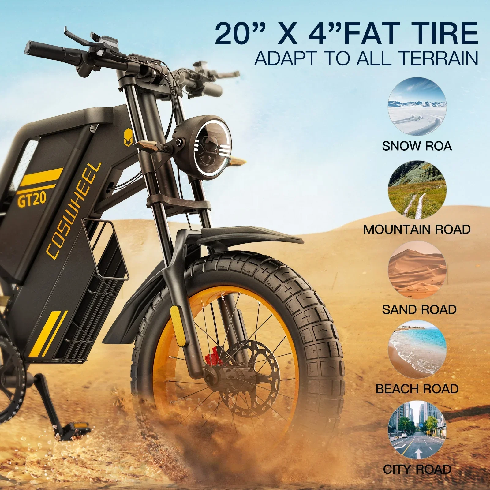 Coswheel GT20 High Speed Adult - Mountain Biking Uk review and price
