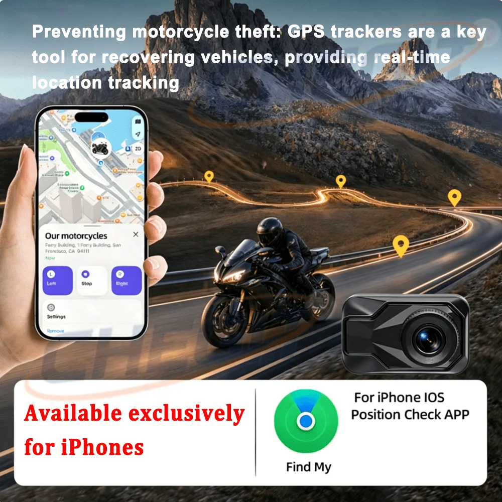 Motorcycle DVR 2K HD WiFi & AP - Mountain Biking App review and price