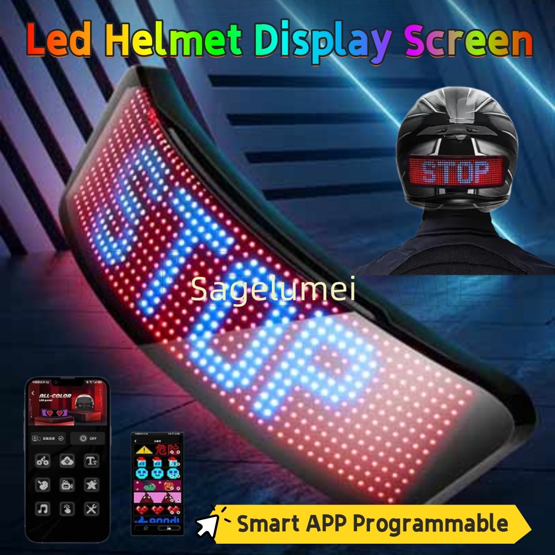 LED screen display for helmets - Mountain Biking App review and price