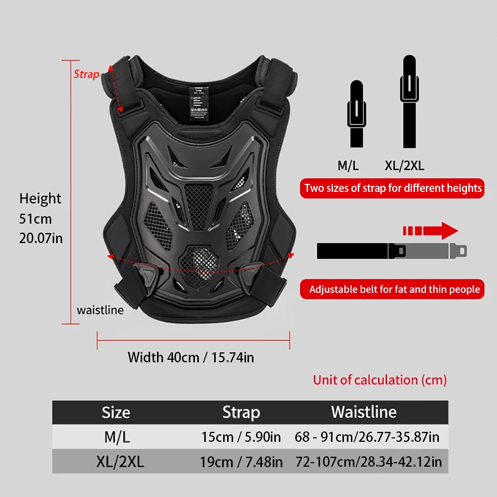 All Season Motocross Armor Ves - Mountain Biking Chest Protector review and price